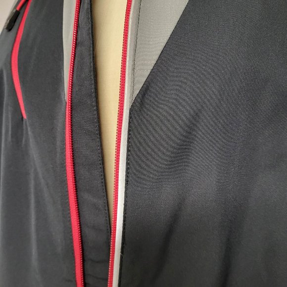 North End Apparel Interactive Colour Block Shell, Large, Black/Graphite/Red - Picture 4 of 10